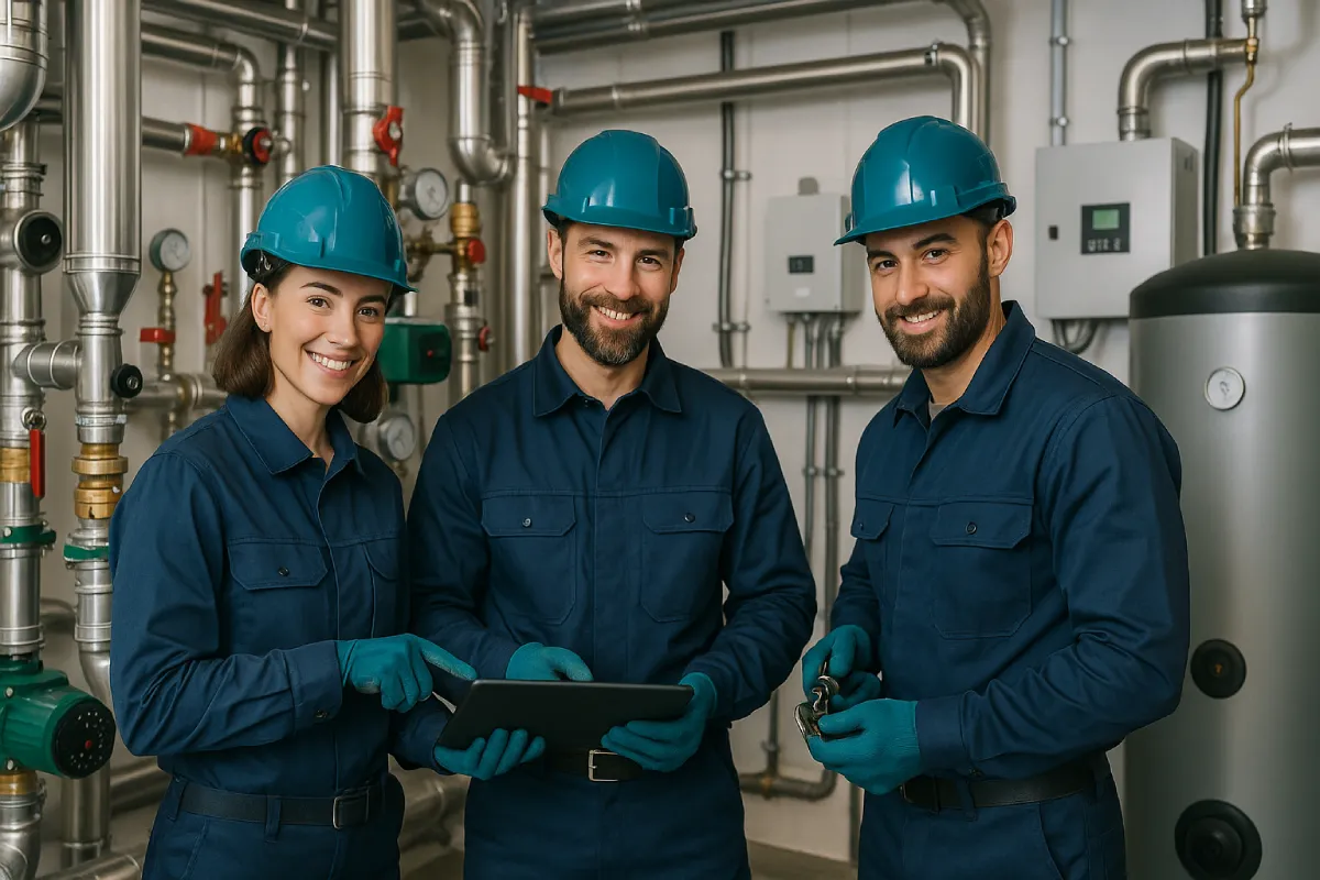 Gebäudetechnik / HKLS – Installation und Wartung vor Ort