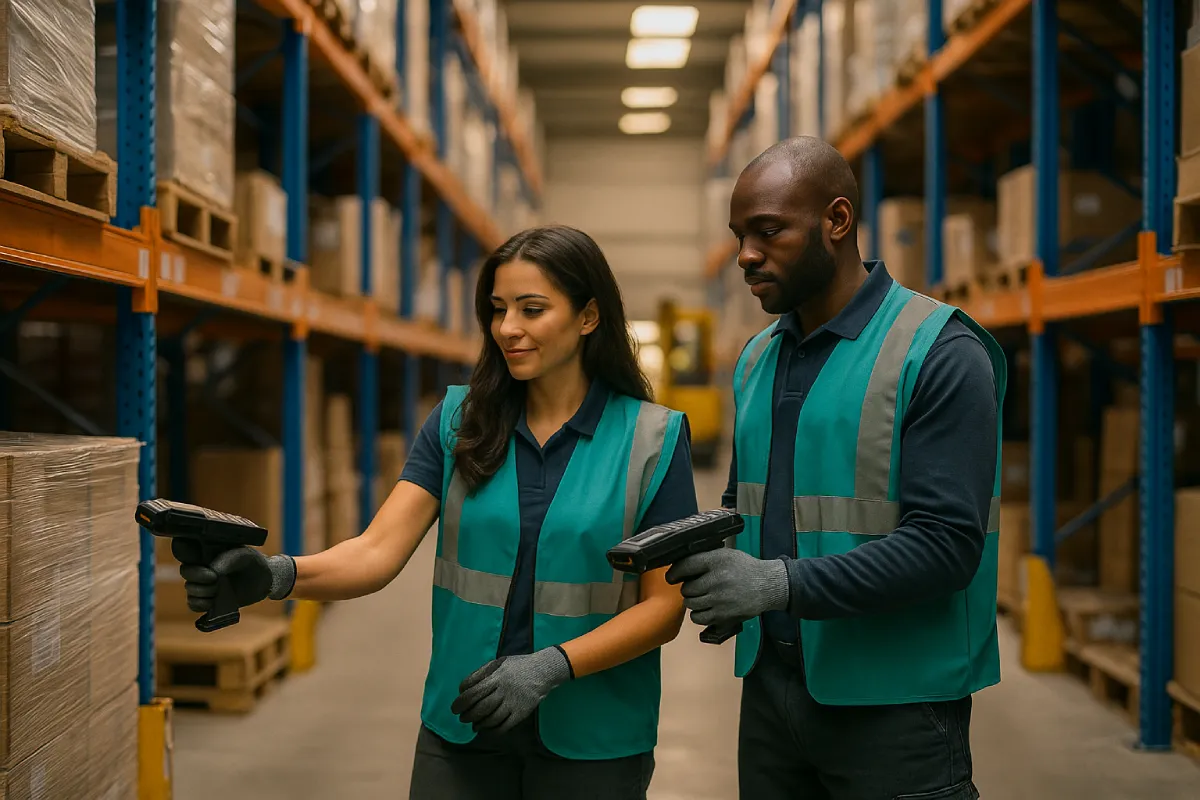 Lagerlogistik – Scanner, Kommissionierung und Stapler im Einsatz